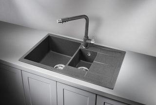 Мойка кухонная Granula 7802, ГРАФИТ